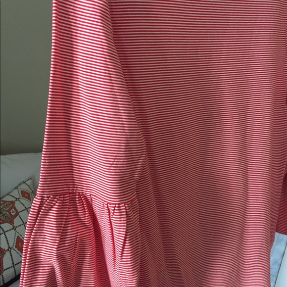 J. Crew red and white top - Picture 3 of 4